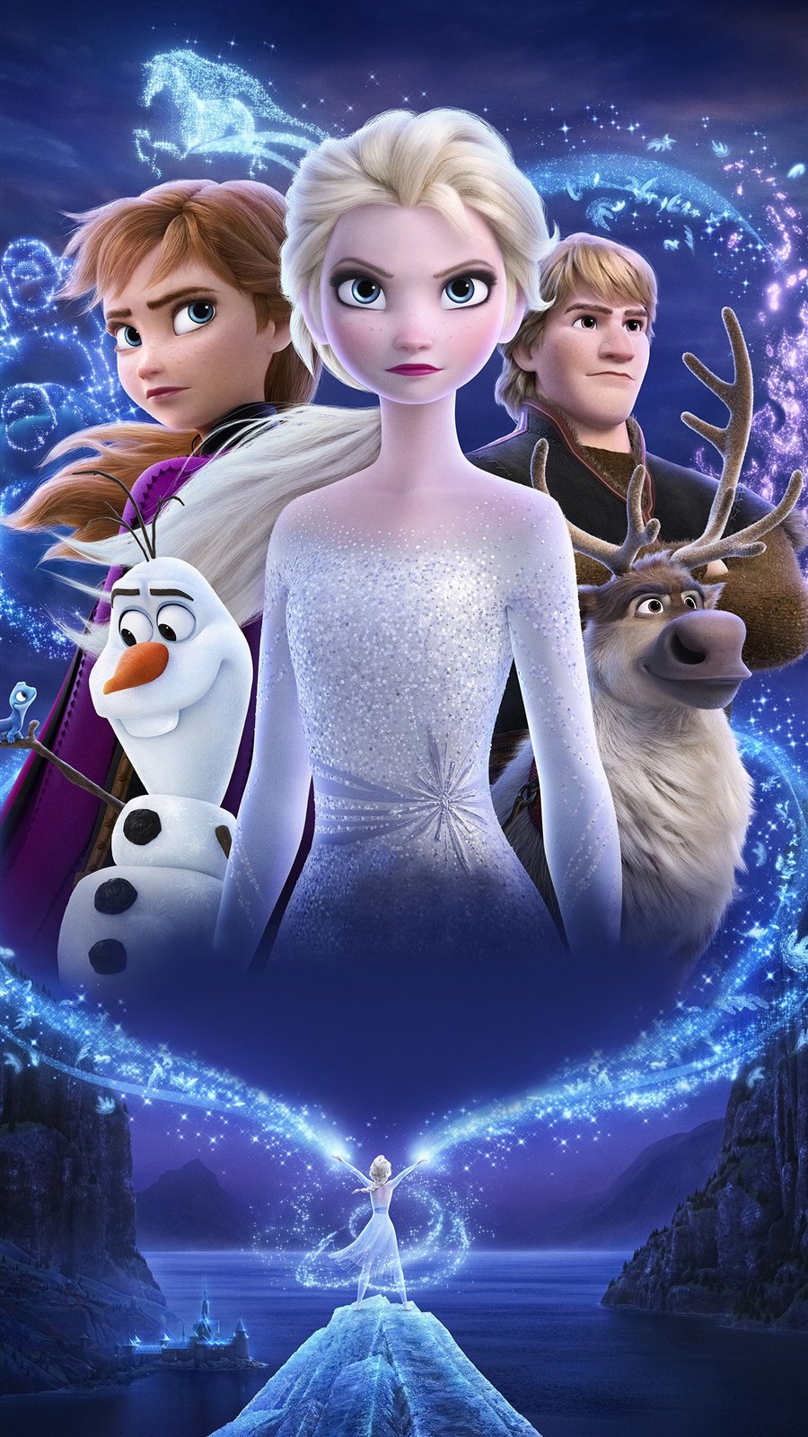 Приглашение на день рождения Холодное сердце 3D