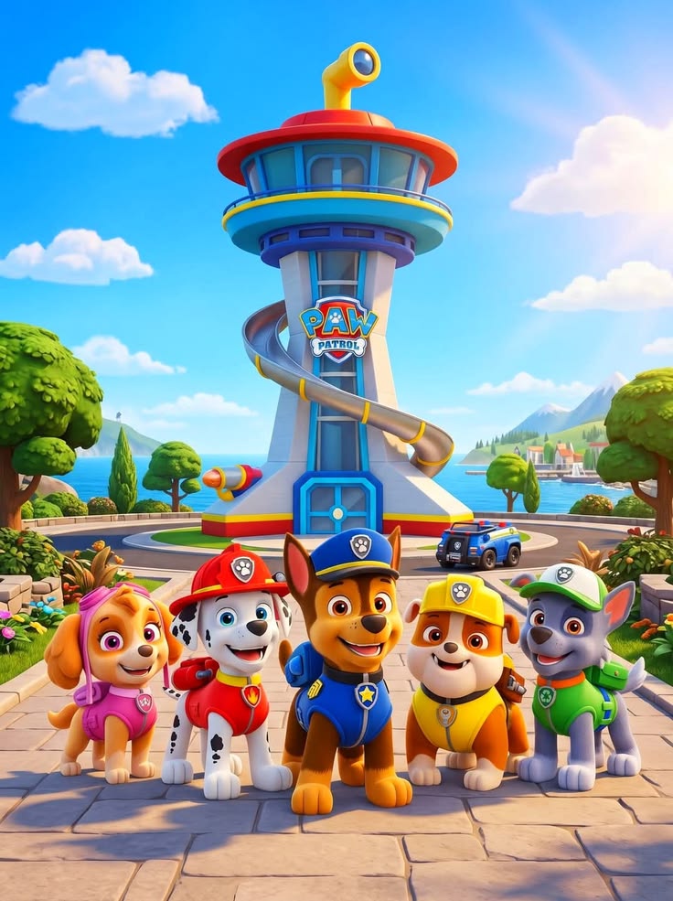 Paw Patrol 3D ծննդյան հրավիրատոմս