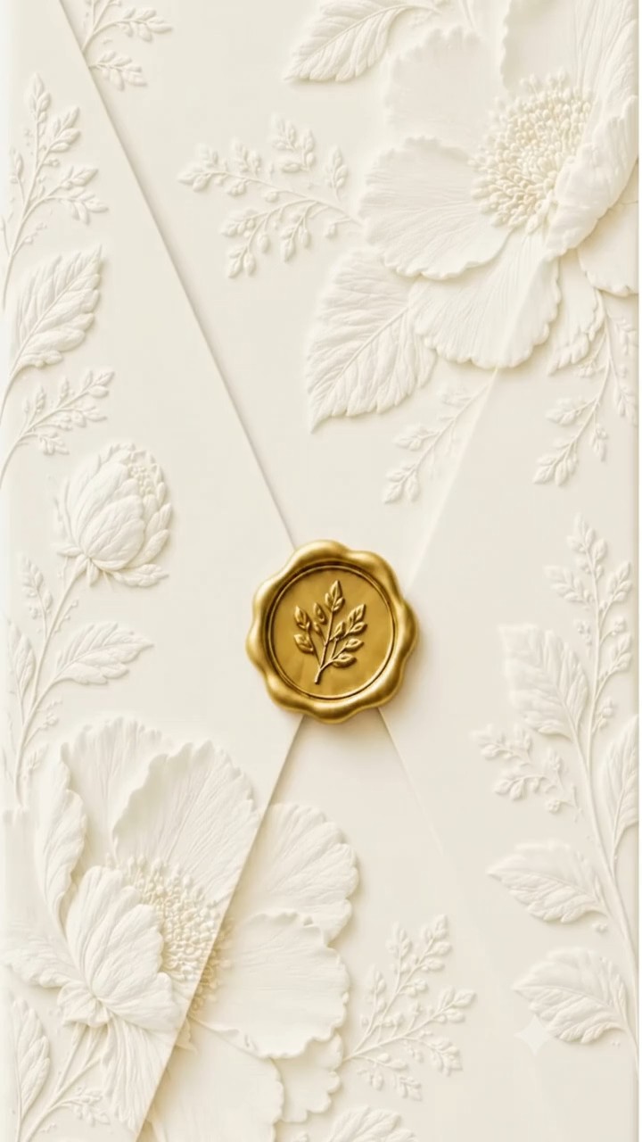 Gold Wax Envelope